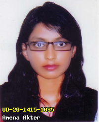 Portrait of Amena Akter