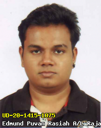 Portrait of Edmund Puvan Rasiah A/L Rajanayagam