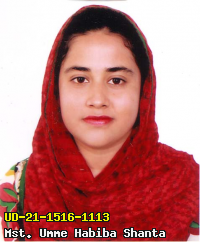 Portrait of Mst. Umme Habiba Shanta