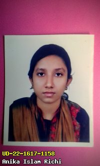 Portrait of Anika Islam Richi