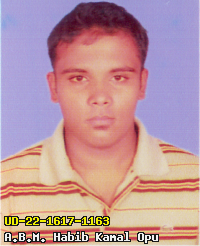 Portrait of A.B.M. Hasib Kamal Opu