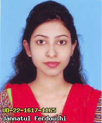 Portrait of Jannatul Ferdoushi