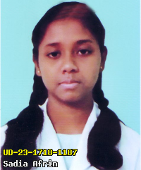 Portrait of Sadia Afrin