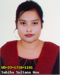 Portrait of Sabiha Sultana Mou