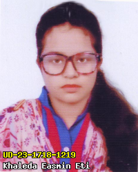 Portrait of Khaleda Easmin Eti