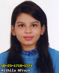 Portrait of Mithila Afroze