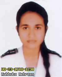 Portrait of Mahbuba Mehreen
