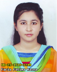 Portrait of Faria Fatima Rasna