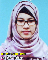 Portrait of Farjana Akter