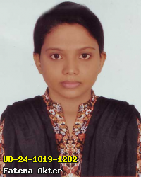 Portrait of Fatema Akter
