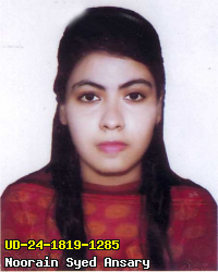 Portrait of Noorain Sayed Ansary