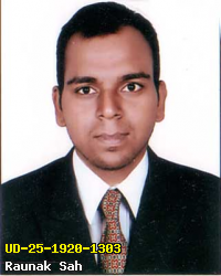 Portrait of Raunak Sah