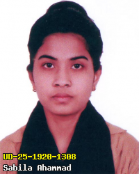 Portrait of Sabila Ahammad