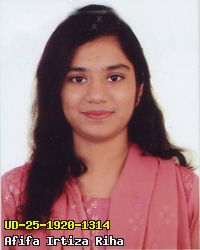 Portrait of Afifa Irtiza Riha