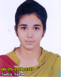 Portrait of Sadia Salam