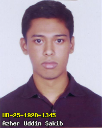 Portrait of Azher Uddin Sakib