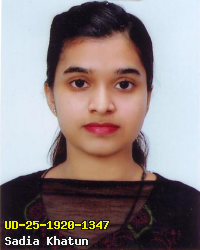 Portrait of Sadia Khatun