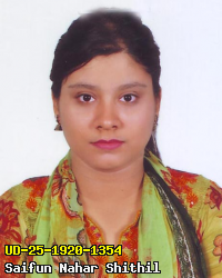 Portrait of Saifun Nahar Shithil
