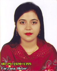 Portrait of Farzana Akter