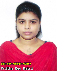 Portrait of Pritha Dey Ratri