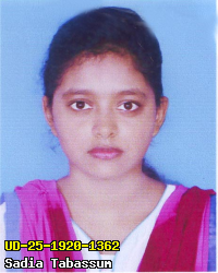 Portrait of Sadia Tabassum