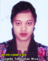 Portrait of Saiyeda Toheratun Nisa