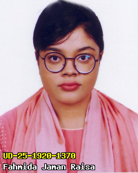 Portrait of Fahmida Jaman Raisa