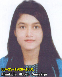 Portrait of Khadija Akter Sumaiya