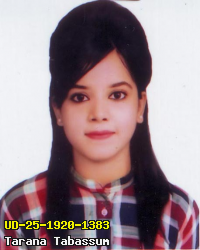 Portrait of Tarana Tabassum