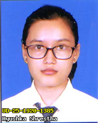 Portrait of Ayushka Shrestha