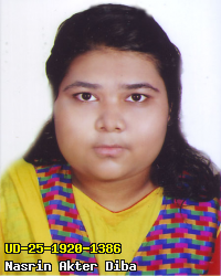Portrait of Nasrin Akter Diba